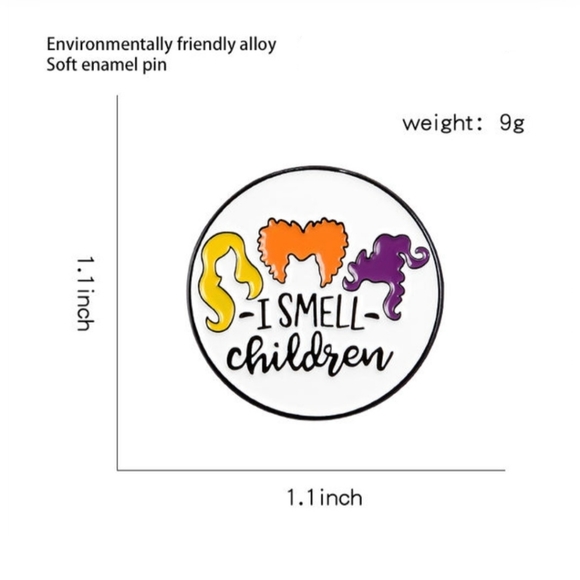 2 Hocus Pocus Alloy Lapel Pins - Picture 6 of 6